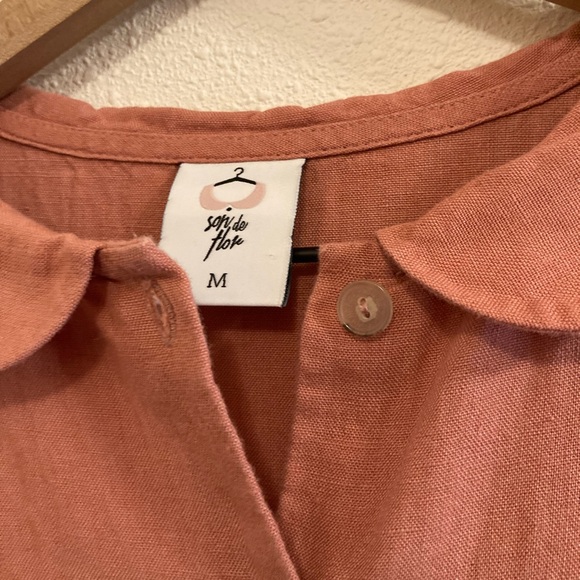 SON DE FLOR custom classic mini dress, size M - Picture 2 of 6